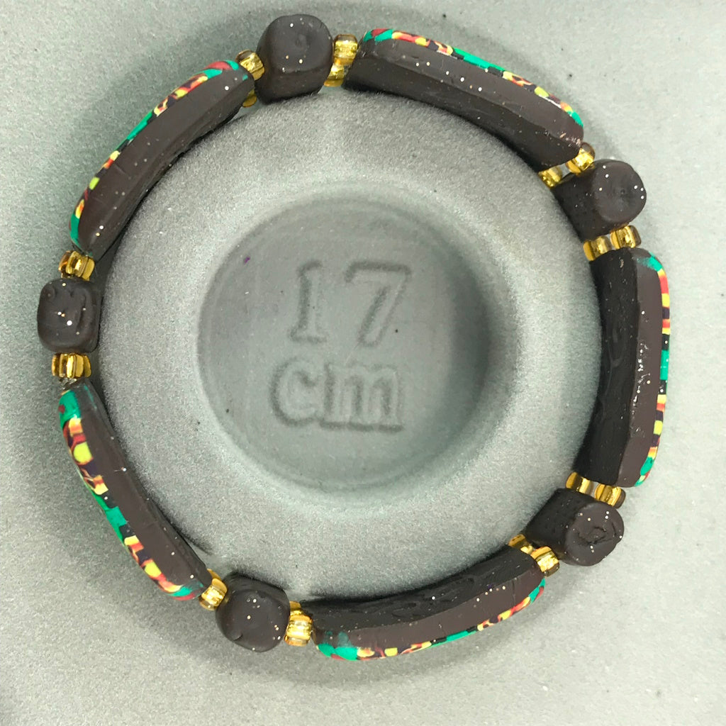 Tropical theme polymer clay jewellery set