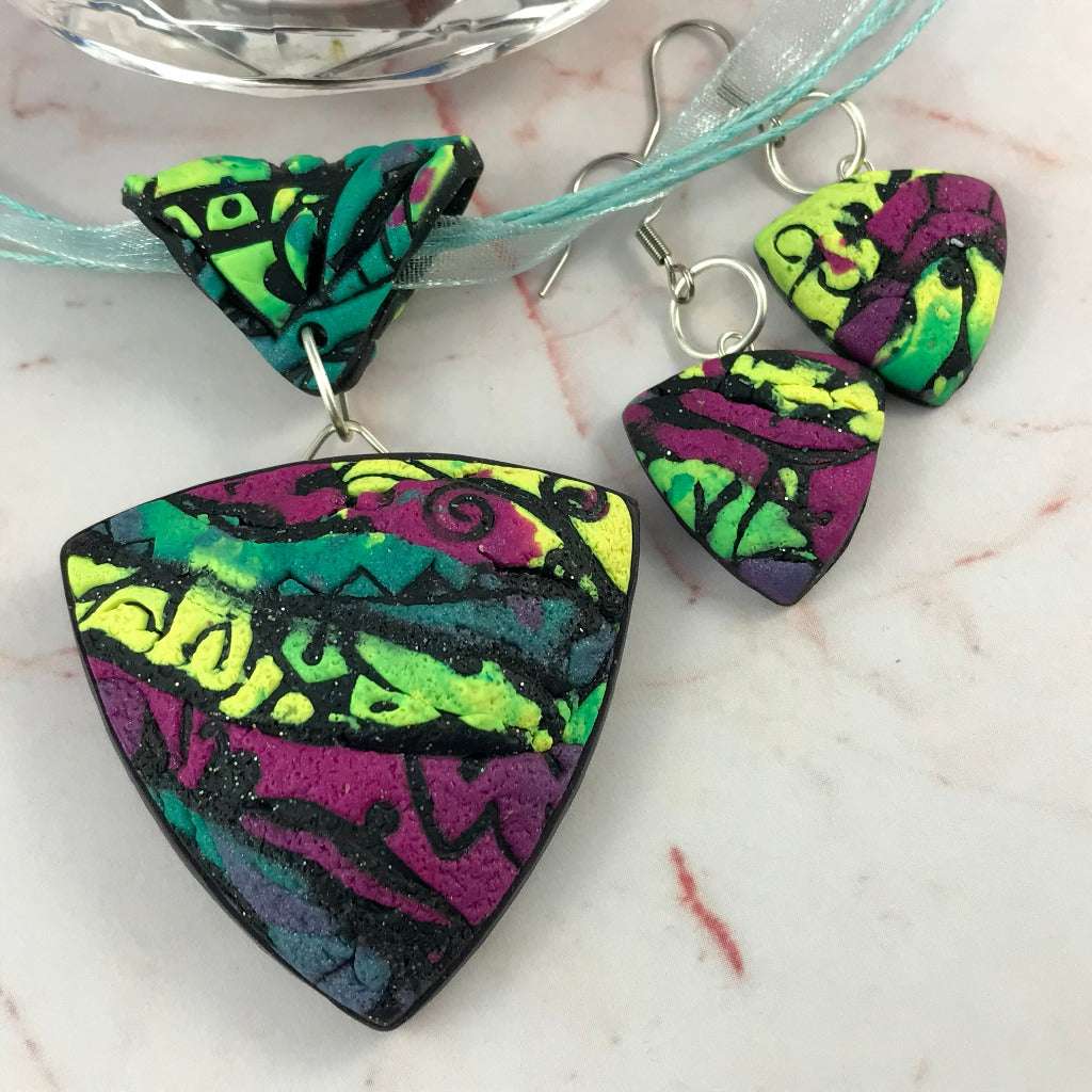 Modern Patchwork textured set