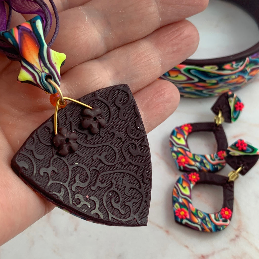 Neon Bloom Jewellery set