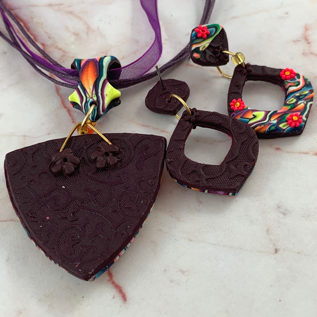 Neon Bloom Jewellery set