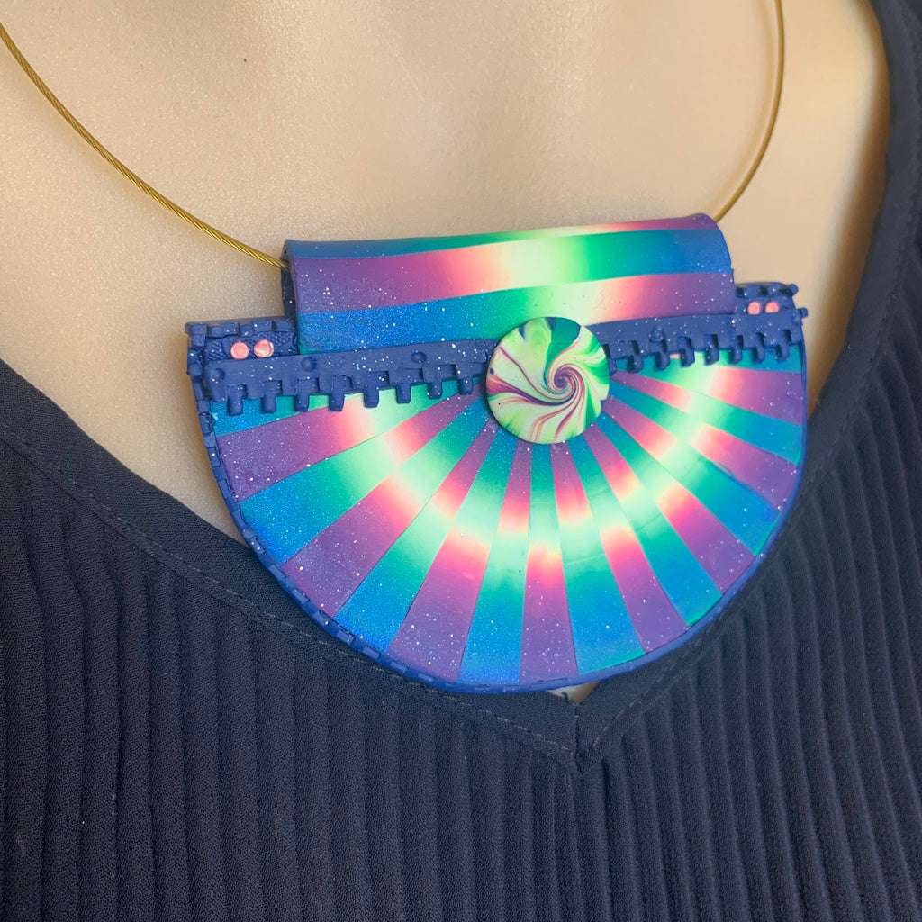 Ladies statement jewellery set: Colour Burst Rays and Sparkle