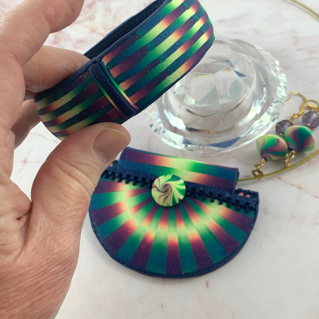 Ladies statement jewellery set: Colour Burst Rays and Sparkle